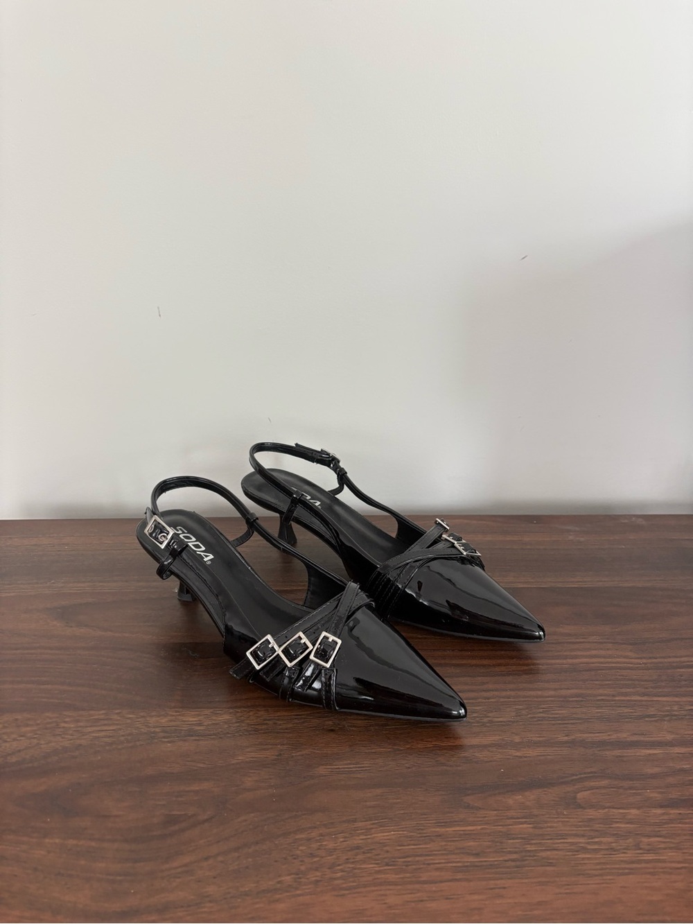 Pointed Toe Kitten Heels